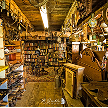 Barn Interior Steam Mill Antiques