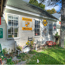 Exterior Steam Mill Antiques